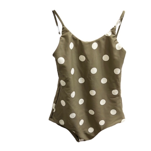 Jenni Kayne x Mikoh Mini Malia One Piece Willow Green Polka Dot Swimsuit… - Picture 1 of 5
